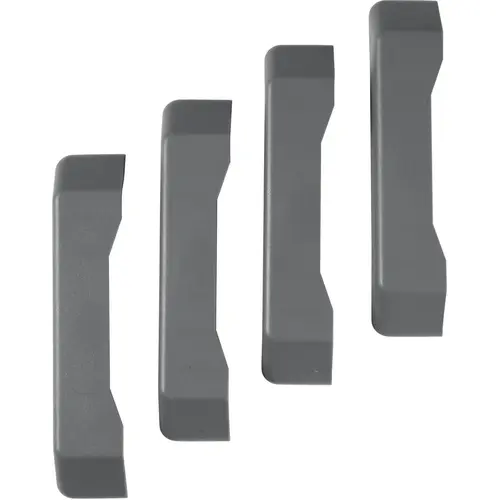 Channel End Cap, ABS, Charcoal, For: GearTrack Channels Channel End Cap, ABS, Charcoal, For: GearTrack Channels
