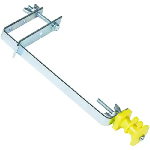 U-Post and Chain-Link Insulator, Yellow - pack of 8