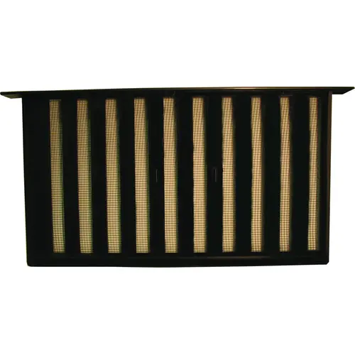 Foundation Vent, Mesh Grill, Aluminum, Black Oxide Foundation Vent, Mesh Grill, Aluminum, Black Oxide