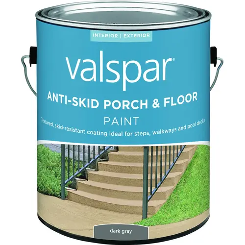 024.00.007 Porch and Floor Paint, Dark Gray, 1 gal 024.00.007 Porch and Floor Paint, Dark Gray, 1 gal