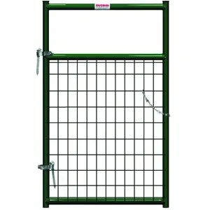 BEHLEN COUNTRY 40132032 Wire-Filled Gate, 36 in W Gate, 50 in H Gate, 6 ga Mesh Wire, 2 x 4 in Mesh, Green