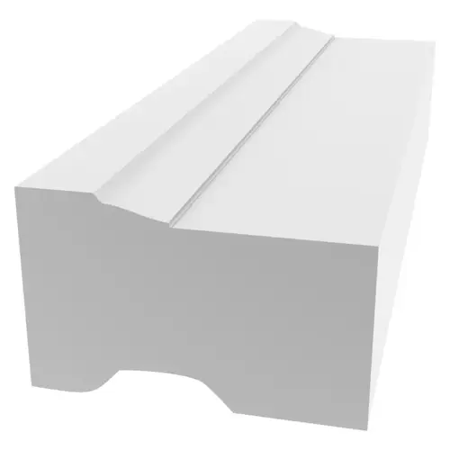 Brick Moulding, 10 ft L, 1-1/4 in W, Cellular PVC, White - pack of 6 Brick Moulding, 10 ft L, 1-1/4 in W, Cellular PVC, White - pack of 6