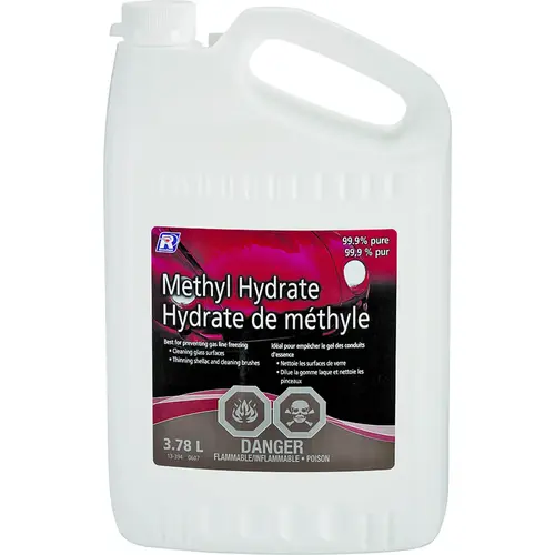 13-394 Methyl Hydrate Thinner, Liquid, Pungent, Clear - pack of 4 13-394 Methyl Hydrate Thinner, Liquid, Pungent, Clear - pack of 4