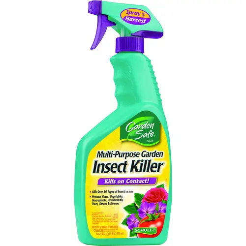 Insect Killer, Liquid, Garden, 24 oz Pale Yellow Insect Killer, Liquid, Garden, 24 oz Pale Yellow