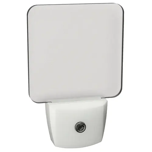Translucent Screen Night Light, 120 V, 0.5 W, LED Lamp, Warm White Light, 2 Lumens, 3000 K Color Temp
