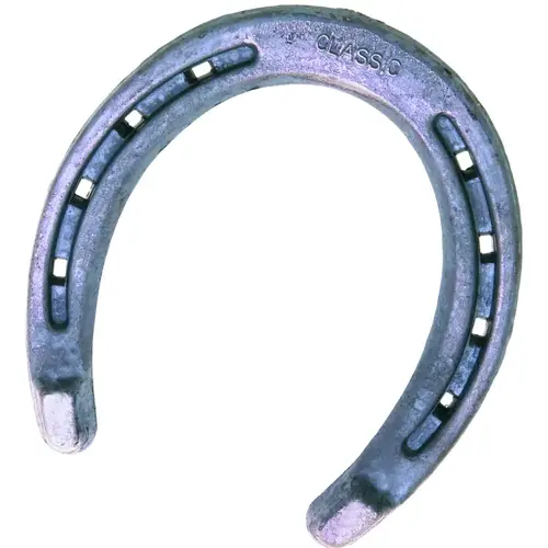 Classic Heeled Horseshoe, Size 1, 1/4" Thick Steel Classic Heeled Horseshoe, Size 1, 1/4" Thick Steel