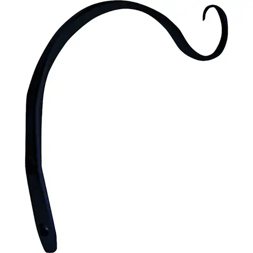 Hanging Plant Hook, 5-3/4 in L, Black, Powder-Coated, Wall Mount Mounting Hanging Plant Hook, 5-3/4 in L, Black, Powder-Coated, Wall Mount Mounting