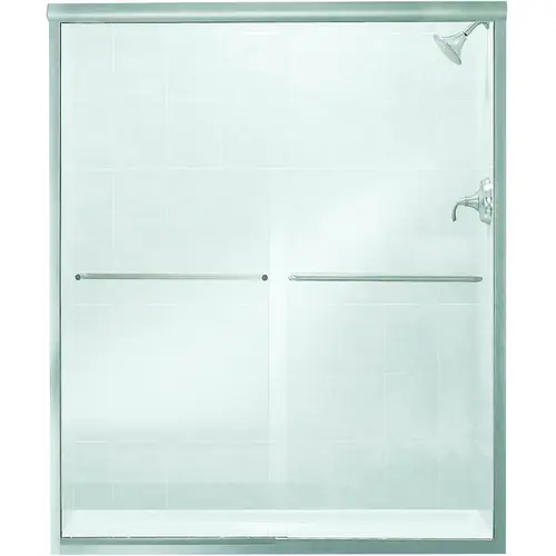 Shower Door, Clear Glass, Tempered Glass, Frameless Frame, Aluminum Frame, Stainless Steel