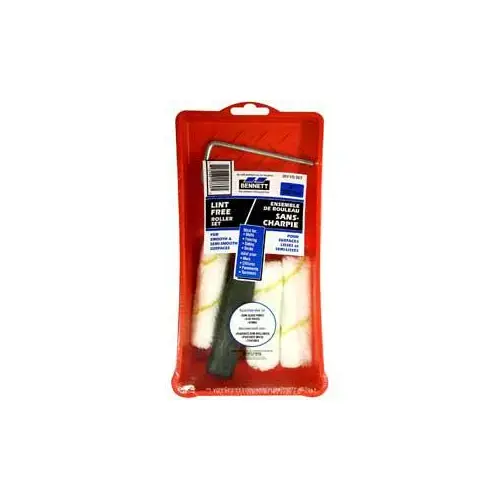Paint Roller Kit, Plastic, 5-Piece Paint Roller Kit, Plastic, 5-Piece