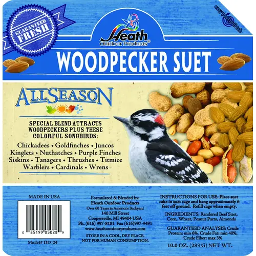 Suet Cake, All-Season, 10 oz - pack of 12 Suet Cake, All-Season, 10 oz - pack of 12