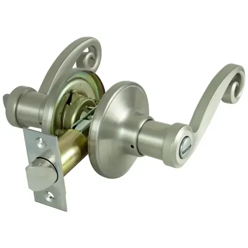 ProSource Privacy Lever, Zinc, Reversible Hand, 3 Grade