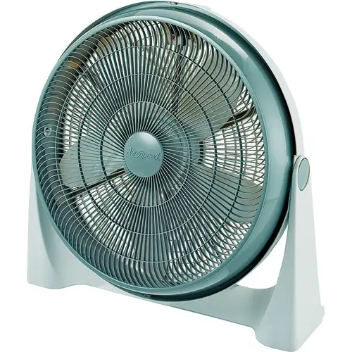 Air Circulator, 20 in Dia Blade, 5-Blade, 3-Speed, Gray Air Circulator, 20 in Dia Blade, 5-Blade, 3-Speed, Gray