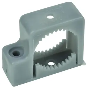 Carlon E978DC-CAR Carlon Conduit Strap, 1/2 in, 1-5/8 in L, Polypropylene, Gray