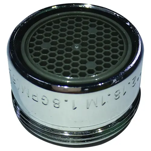 Faucet Aerator Male, 5/16 in Male, Plastic/Brass, Brushed Nickel Faucet Aerator Male, 5/16 in Male, Plastic/Brass, Brushed Nickel