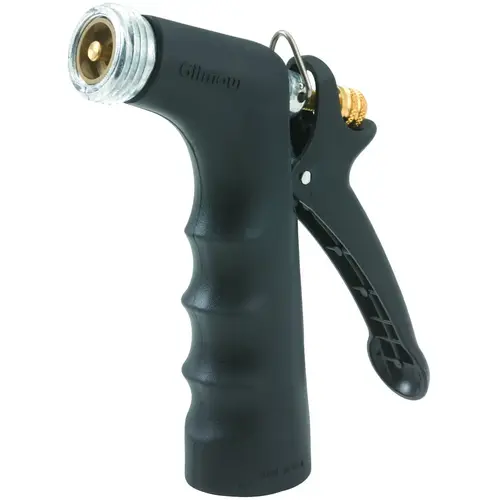 Watering Nozzle, GHT, 2.5 to 5 gpm, Aluminum/Stainless Steel, Black Watering Nozzle, GHT, 2.5 to 5 gpm, Aluminum/Stainless Steel, Black