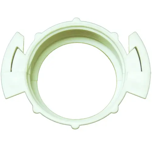 Split Wing Nut, Plastic, White, For: Kitchen Sinks Split Wing Nut, Plastic, White, For: Kitchen Sinks