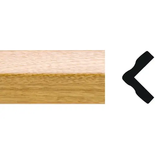 Corner Moulding, 8 ft L, 1 in W, PVC, Imperial Oak Corner Moulding, 8 ft L, 1 in W, PVC, Imperial Oak