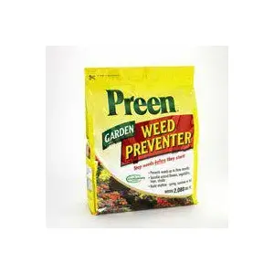 Preen 21-63905 Weed Preventer Plus Plant Food, Granular, 13 lb Bag