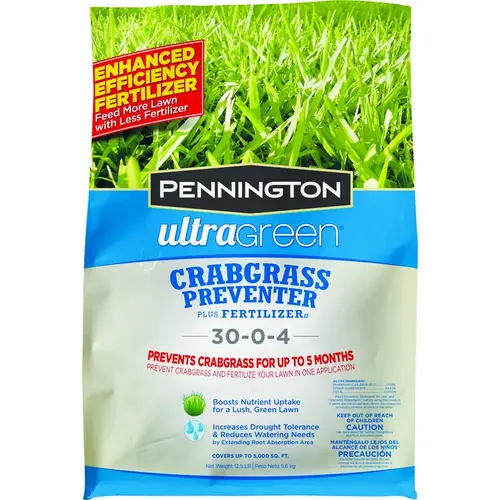 Ultragreen Crabgrass Preventer and Fertilizer, 12 lb Bag