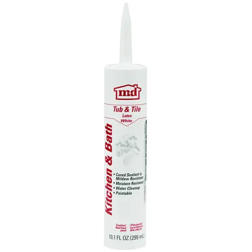 14209 Adhesive Caulk, White, 24 hr Curing, 10.1 oz Cartrid 14209 Adhesive Caulk, White, 24 hr Curing, 10.1 oz Cartrid