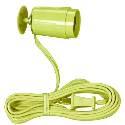 Automatic Closet Light, 120 V, 100 W, White Fixture