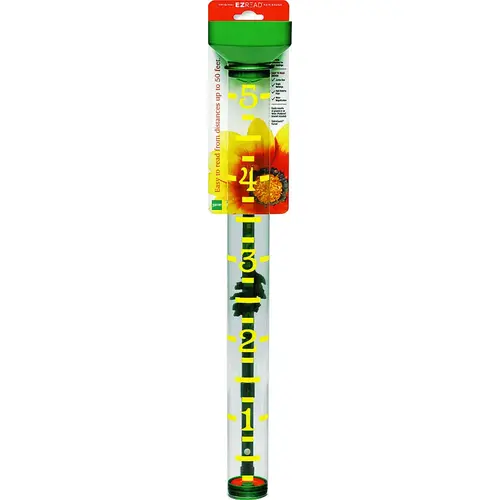 Rain Gauge, 5 in, Yellow Rain Gauge, 5 in, Yellow