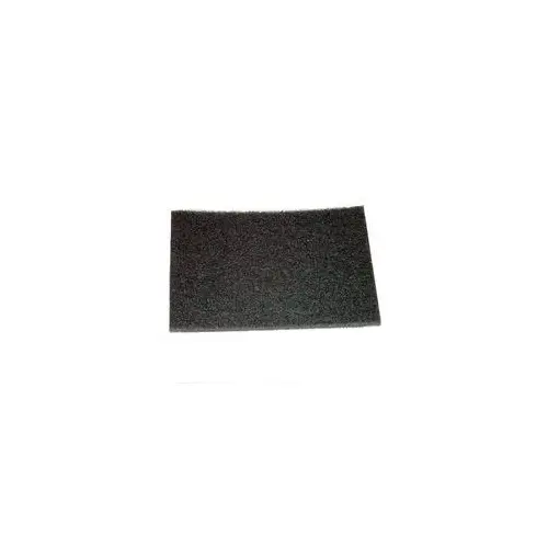 Floor Stripping Pad, 12 in L, 18 in W Black Floor Stripping Pad, 12 in L, 18 in W Black