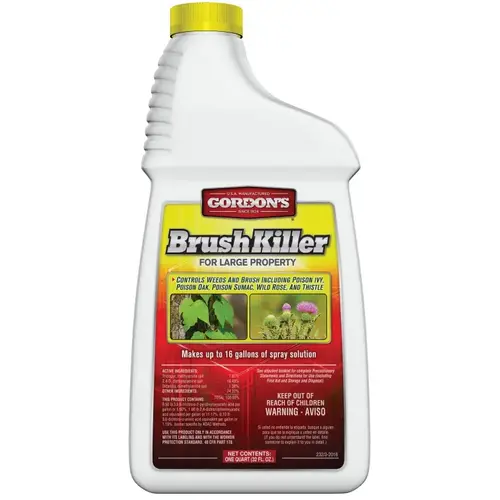 Brush Killer, Liquid, Black/Brown, 1 qt Bottle Brush Killer, Liquid, Black/Brown, 1 qt Bottle