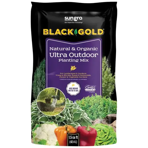 Ultra Outdoor Planting Mix, 1.5 cu-ft Coverage Area, 1.5 cu-ft Ultra Outdoor Planting Mix, 1.5 cu-ft Coverage Area, 1.5 cu-ft