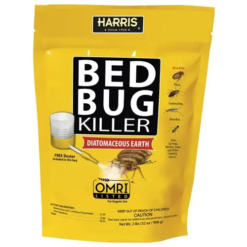 Bed Bug Killer, Powder, 32 oz White Bed Bug Killer, Powder, 32 oz White