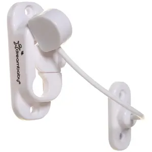 Dreambaby L928 Breezz-Guard Keyless Window Restrictor, Plastic, White