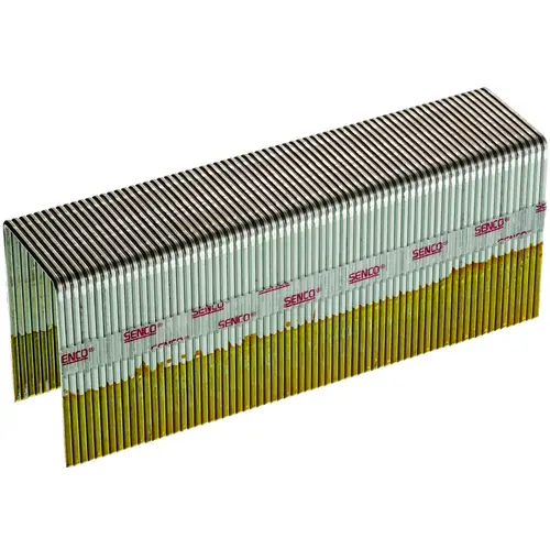 Wire Staple, 1 in W Crown, 1-3/4 in L Leg, 16 Gauge, Galvanized Steel - pack of 5000