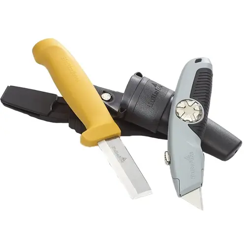 Hultafors Series Combination Knife Set, Includes: Double Holster, Chisel Knife and Utility Knife, 2-Piece Hultafors Series Combination Knife Set, Includes: Double Holster, Chisel Knife and Utility Knife, 2-Piece