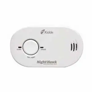 Kidde 900-0233 NightHawk Carbon Monoxide Alarm, 30 to 999 ppm, +/-30 % Accuracy, 4 to 15 min Response, 85 dB, White