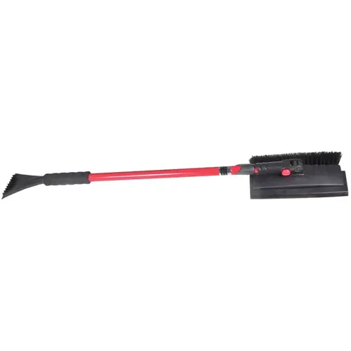 SubZero Pivoting Snow Broom, 8-1/2 in W Blade, 54 in OAL, Steel Handle SubZero Pivoting Snow Broom, 8-1/2 in W Blade, 54 in OAL, Steel Handle