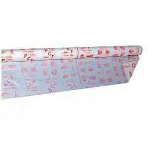 Dura Plastics Products Inc N008-54 Shelf Liner, 40 yd L, 54 in W, 8 ga Thick, Vinyl, Clear