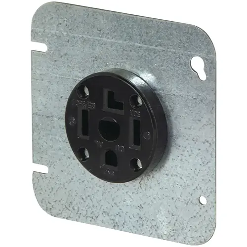 1167 Power Receptacle, 3 -Pole, 125/250 V, 30 A, NEMA: NEMA 14-30R, Black 1167 Power Receptacle, 3 -Pole, 125/250 V, 30 A, NEMA: NEMA 14-30R, Black