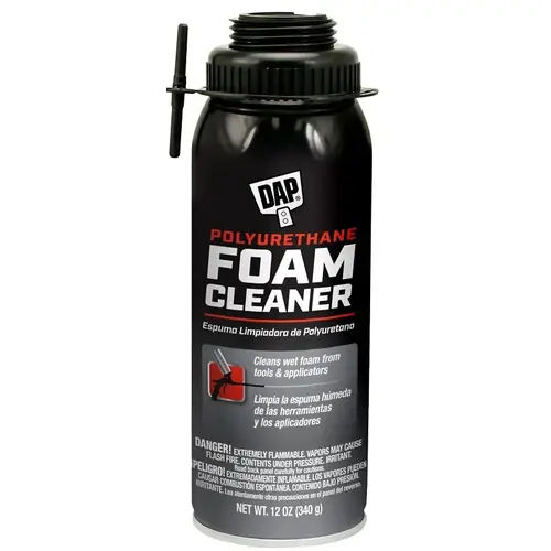 CLEANER FOAM POLYURETHANE 12OZ - pack of 12