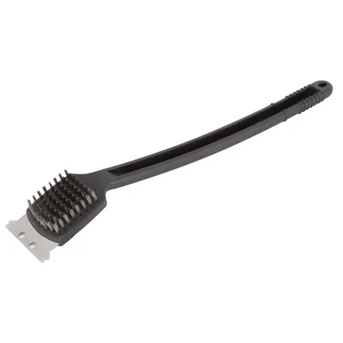 Grill Brush, 2-1/8 in L Brush, 2 in W Brush, Stainless Steel Bristle, Stainless Steel Bristle - pack of 6