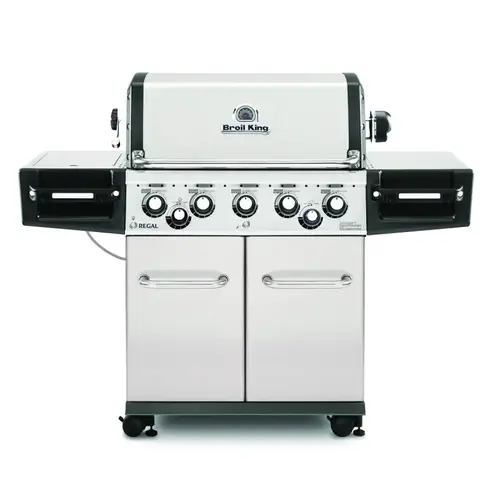 Regal Gas Grill, 55000 Btu/hr BTU, Natural Gas, 5 -Burner, 625 sq-in Primary Cooking Surface Stainless Steel