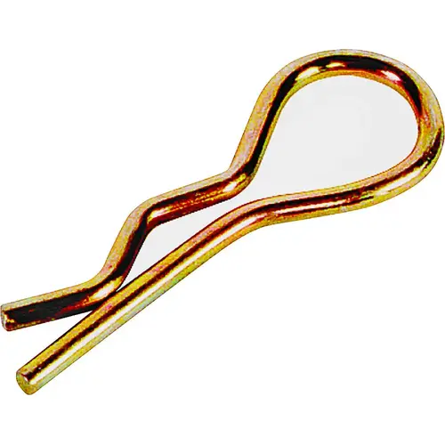 Pin Clip, 3-3/4 in L, Steel, Yellow Zinc Dichromate Pin Clip, 3-3/4 in L, Steel, Yellow Zinc Dichromate