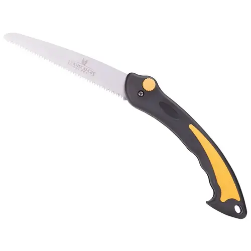 Pruning Saw, Steel Blade, 8 TPI, TPR Handle Black/Yellow Pruning Saw, Steel Blade, 8 TPI, TPR Handle Black/Yellow
