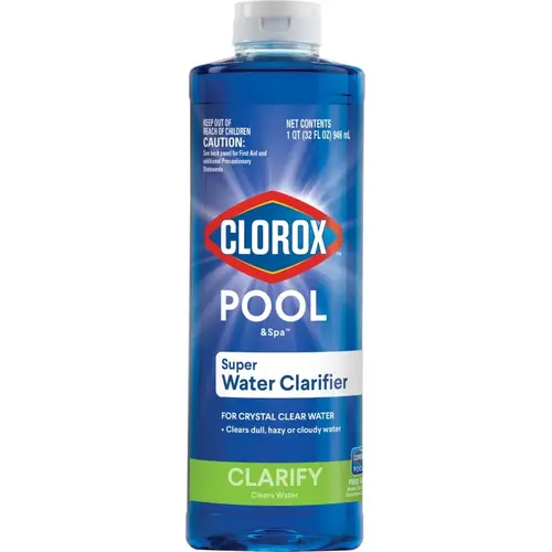 58032CLX Super Water Clarifier, 32 oz, Liquid, Almond, Light Yellow
