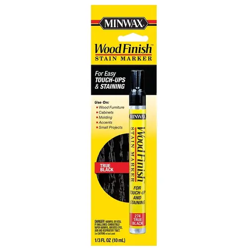 Wood Finish Stain Marker, True Black, 0.33 oz Wood Finish Stain Marker, True Black, 0.33 oz
