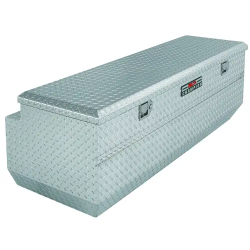 Truck Box, 12 cu-ft, 1 -Compartment, 61 in L, 20-1/2 in W, 19-1/4 in H, Aluminum Bright Truck Box, 12 cu-ft, 1 -Compartment, 61 in L, 20-1/2 in W, 19-1/4 in H, Aluminum Bright