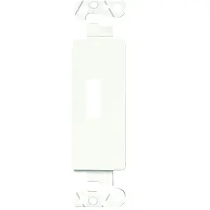 Eaton 2161W-BOX Wallplate Adapter, Decorative, Plastic, White