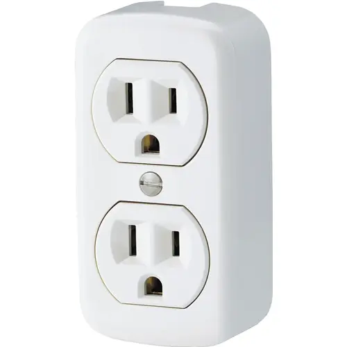 Duplex Receptacle, 2 -Pole, 15 A, 125 V, NEMA: 5-15R, White Duplex Receptacle, 2 -Pole, 15 A, 125 V, NEMA: 5-15R, White