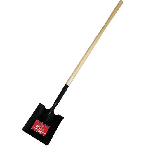 Shovel, 9 in W Blade, 14 ga Gauge, Steel Blade, Hardwood Handle Shovel, 9 in W Blade, 14 ga Gauge, Steel Blade, Hardwood Handle