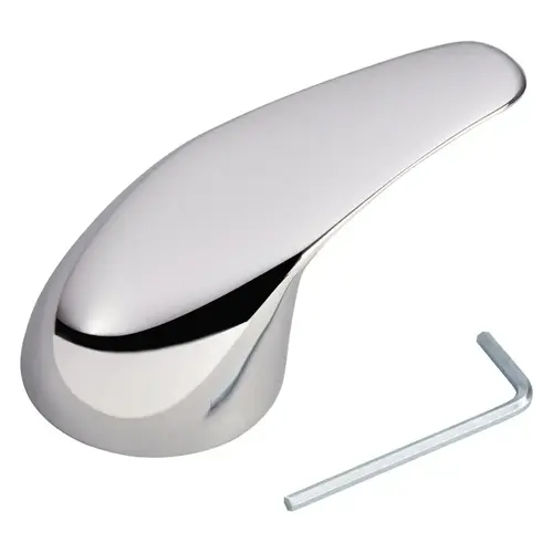 Faucet Handle, Metal, Chrome Plated, For: Single Handle Kitchen, Bathroom or Tub/Shower Faucets Faucet Handle, Metal, Chrome Plated, For: Single Handle Kitchen, Bathroom or Tub/Shower Faucets