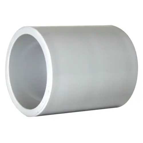 020001 Conduit Coupling, 1/2 in Hub, 1.1 in Dia, 1.4 in L, PVC 020001 Conduit Coupling, 1/2 in Hub, 1.1 in Dia, 1.4 in L, PVC